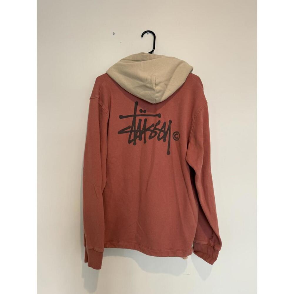 Stussy Two-Tone Hoodie Sweatshirt